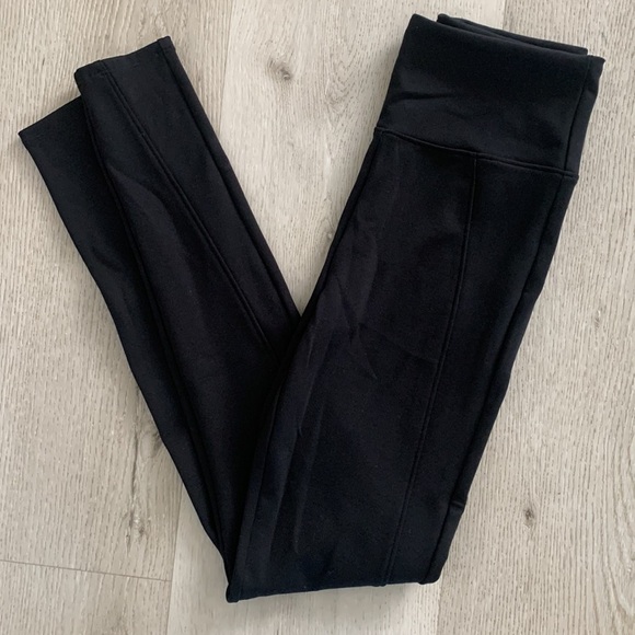 Spanx Assets Black High Waist‎ Pull On Activewear Leggings Size S pointe shaping - Picture 14 of 15